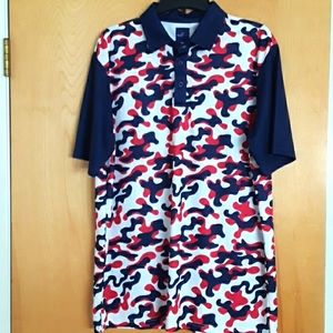 - Ready Golf Printed  Size Large  Polo Shirt